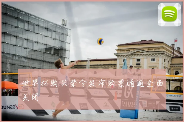 世界杯购买禁令发布购票通道全面关闭