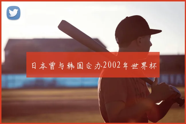 日本曾与韩国合办2002年世界杯