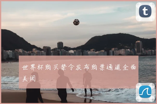 世界杯购买禁令发布购票通道全面关闭